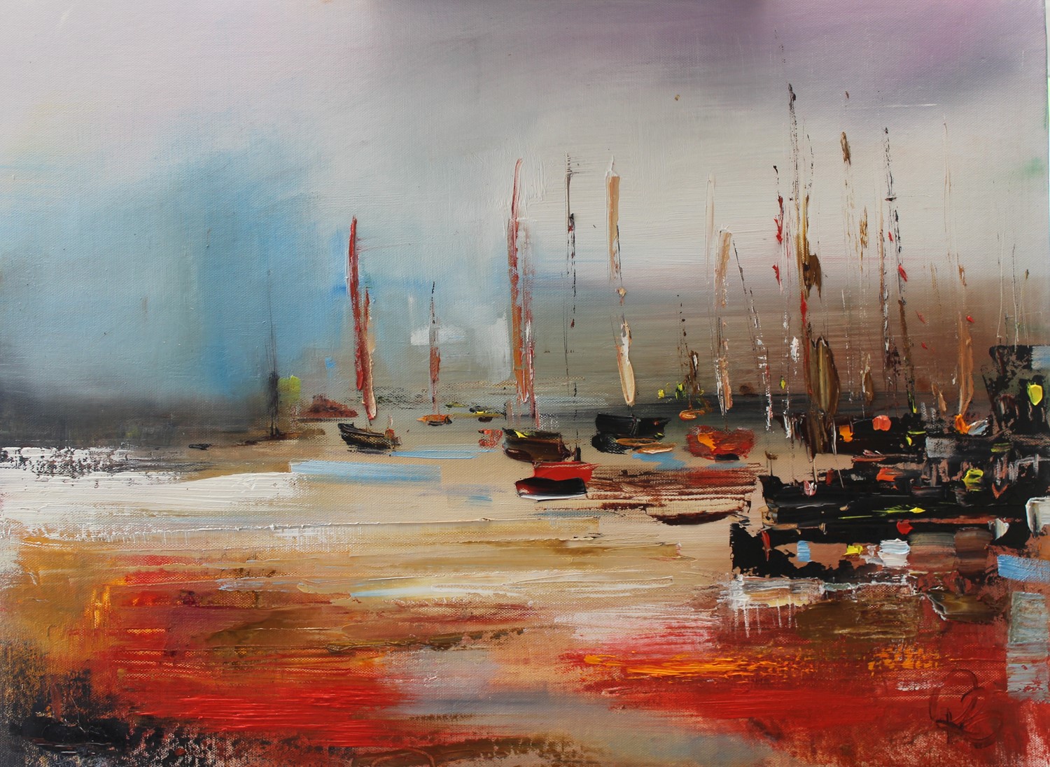 'Heading to the Harbour' by artist Rosanne Barr
